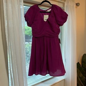 BOHME Magenta/Pink Mini Dress